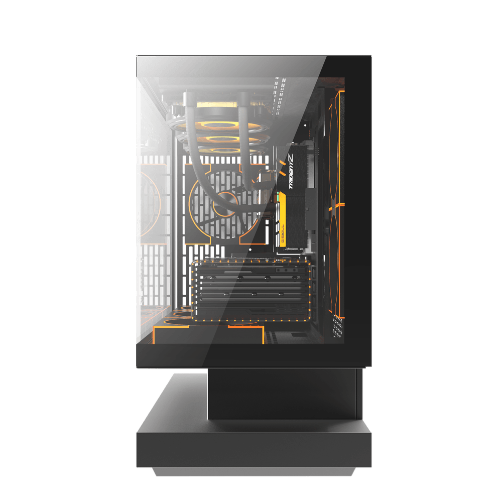 DarkFlash FLOATRON F1 M-ATX PC Case, BLACK