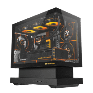 DarkFlash FLOATRON F1 M-ATX PC Case, BLACK