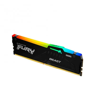 Kingston FURY Beast 16GB DDR5, 6000MT/s, CL30, 1.4V Memory RGB