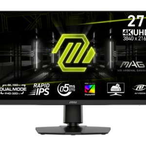 MAG 272URDF E16 27" UHD, 160Hz Flat, Rapid IPS, 0.5ms, Flat, Dual Mode, Gaming Monitor