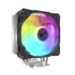 DarkFlash Storm Z4 Rainbow LED Tower CPU Cooler, BLACK