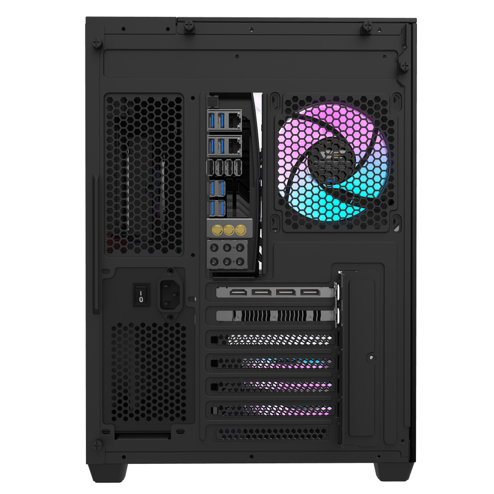 DarkFlash TH285 ATX PC Case, BLACK