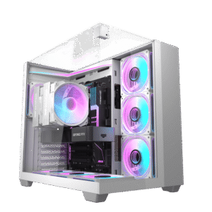 DarkFlash TH285 ATX PC Case, WHITE