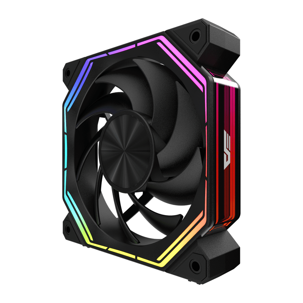 DarkFlash INF34 5IN1 A-RGB Cooling Fan, BLACK