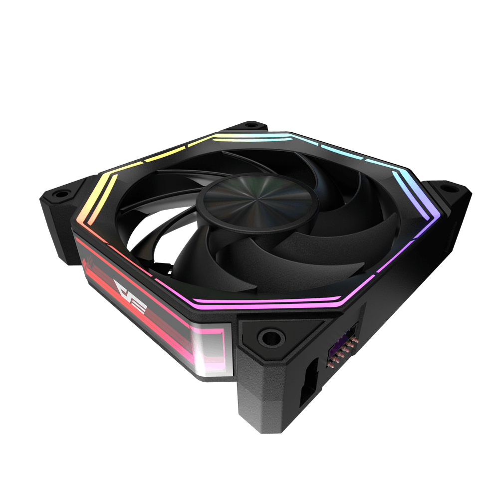 DarkFlash INF34 5IN1 A-RGB Cooling Fan, BLACK