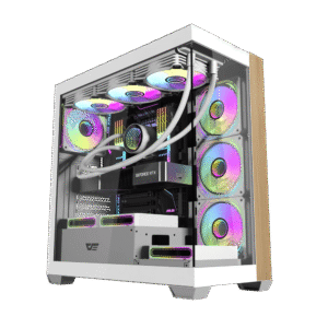 DarkFlash DS900W ATX PC Case, WHITE