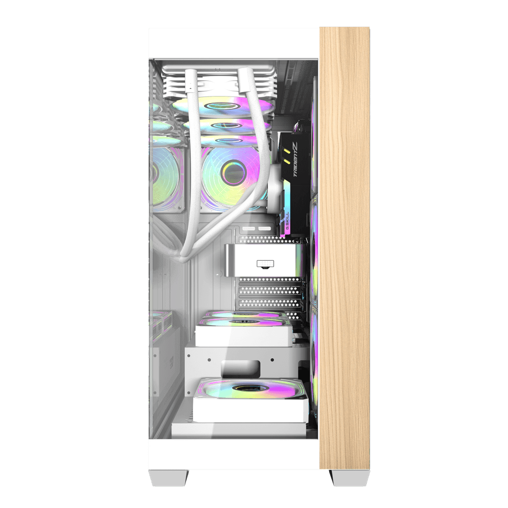 DarkFlash DS900W ATX PC Case, WHITE