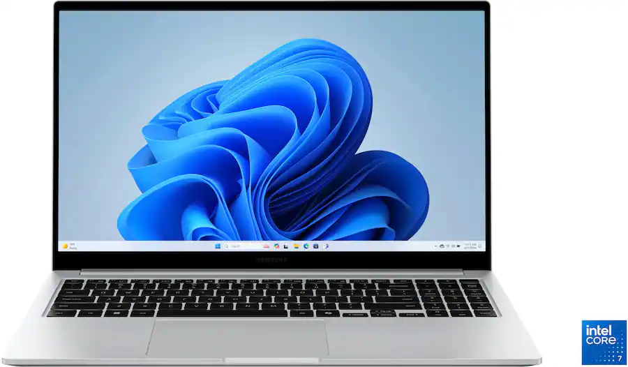Samsung Galaxy Book 4 15.6" Laptop, Intel Core 7 150U, 16GB DDR4, 512GB SSD, Intel Graphics, Windows 11 Home, SILVER