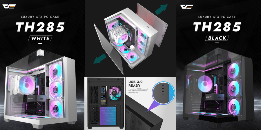 DarkFlash TH285 ATX PC Case