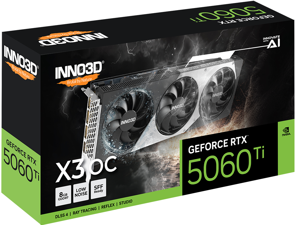 INNO3D GeForce RTX™ 5060 Ti 8GB X3 OC